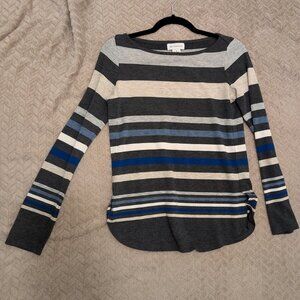 Liz Claiborne long sleeve striped shirt
